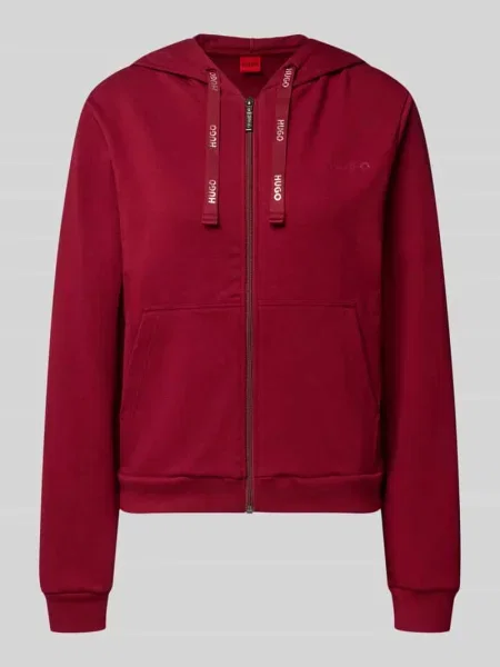 Bluza rozpinana o kroju regular fit z mieszanki bawełny Hugo