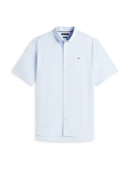 Tommy Hilfiger Big & Tall Cămașă FLEX azuriu alb