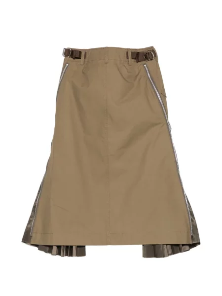 Fustă midi Sacai verde