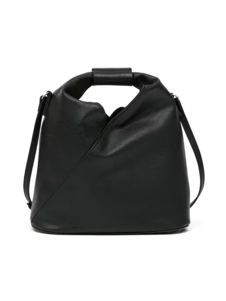 Torebka skórzana Mm6 Maison Margiela klasyczna czarna