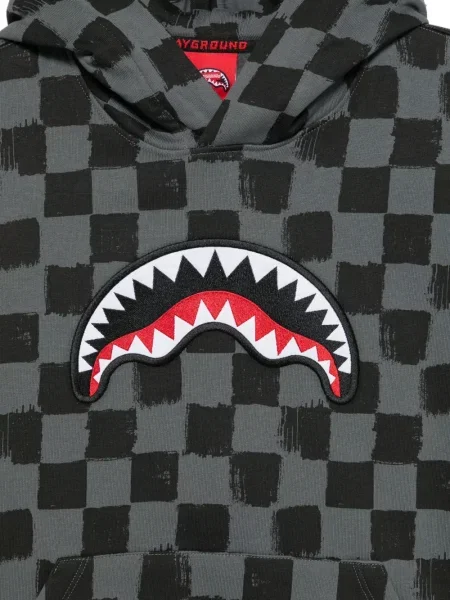 Bluza z kapturem dziecięca Sprayground szara