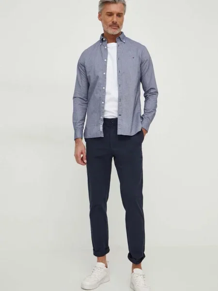 Tommy Hilfiger Ing Oxford kék