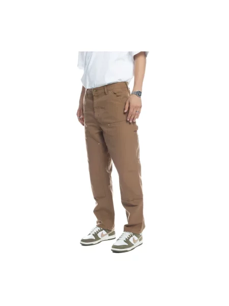 Spodnie Carhartt Wip brązowe