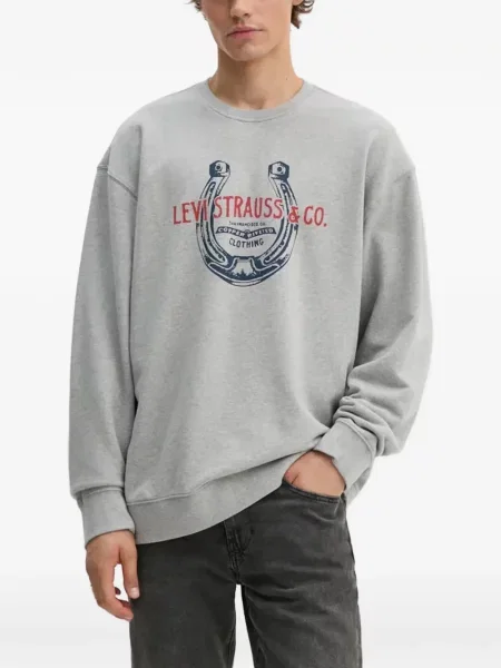 Scurt pantaloni scurți Levi's® cu broderie cu dungi alb