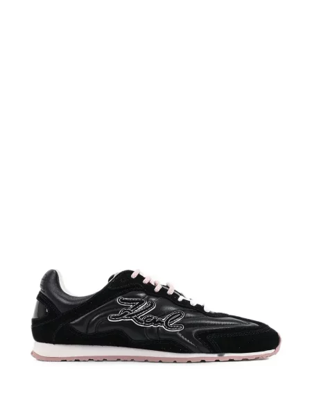 Sneakerși Karl Lagerfeld cu broderie negru