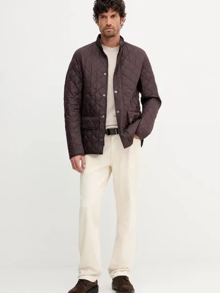 Вовняний светр Barbour бежевий