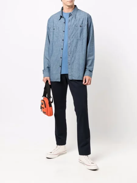 Marškiniai Ralph Lauren Rrl mėlyna