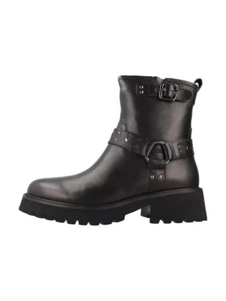 Buty do kostki Carmela skórzane czarne