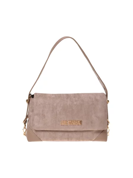 Shopperka Love Moschino beżowa