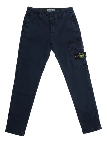 Spodnie cargo dziecięce Stone Island niebieskie