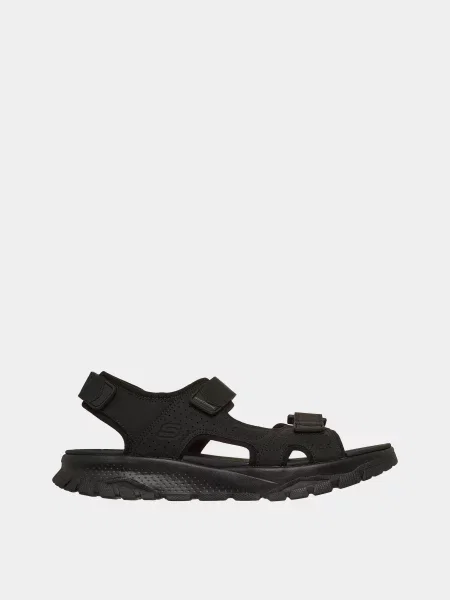 Кожаные сандалии Skechers черные