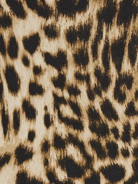 Fustă Michael Michael Kors cu imagine cu model leopard