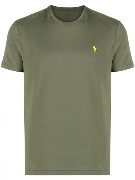 Tricou Polo Ralph Lauren cu decolteu rotund cu imagine albastru