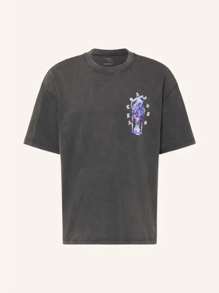 Allsaints T-Shirt Timer schwarz czarna