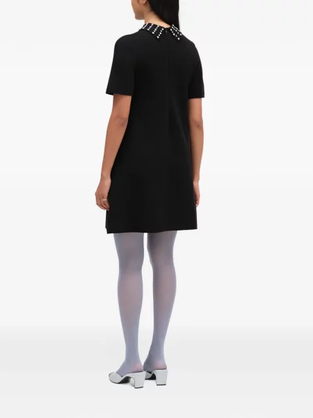 Gulerat rochie mini Chinti & Parker negru
