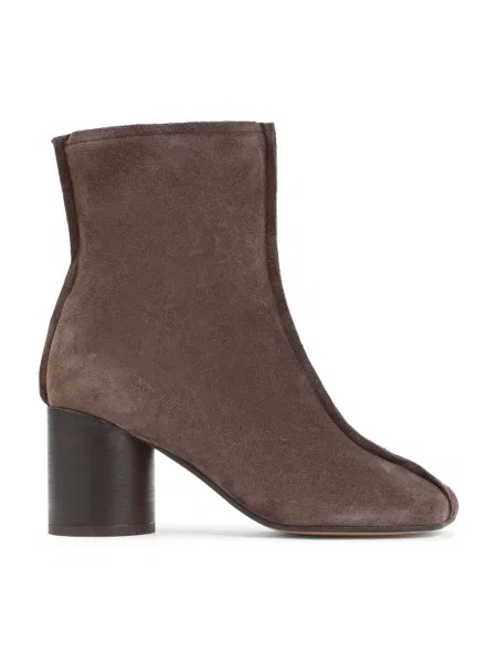 Botki Mm6 Maison Margiela skórzane brązowe