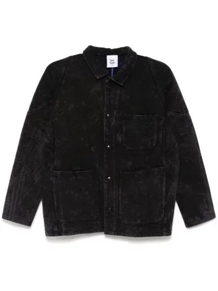 Яке Stain Shade с tie-dye ефект черно