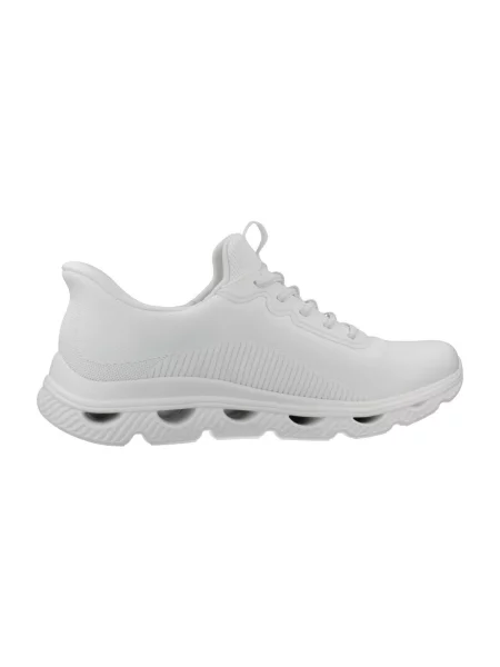 Boty Skechers SLIP-INS BOBS ARC WAVES bílé