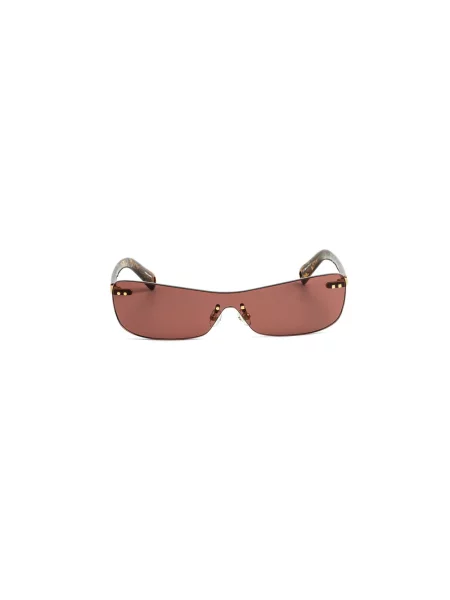 Okulary przeciwsłoneczne Jacquemus brązowe