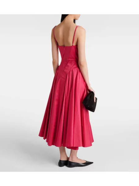 Rochie midi Tove până la genunchi de costum roz