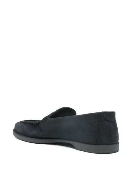 Pantofi loafer John Lobb din piele albastru