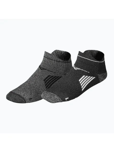 Olcsóbban. Mizuno Active Training Mid zokni 2 pár fekete/szürke. Méret: M fekete