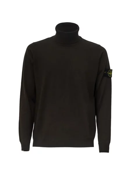 Pulover Stone Island cu strasuri maro