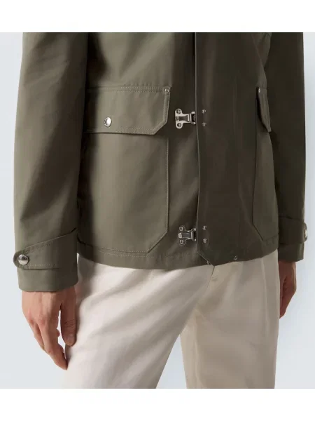 Geanta de piele Brunello Cucinelli verde
