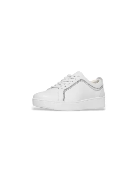Sneakerși Fitflop de cristal alb