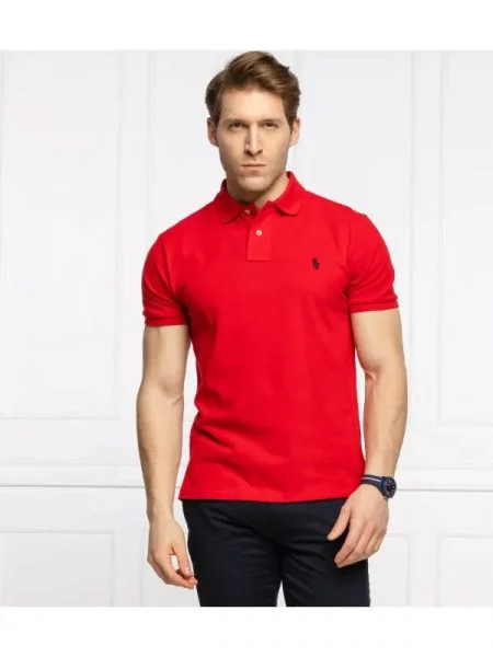 POLO RALPH LAUREN Tenisz póló | Custom slim fit piros