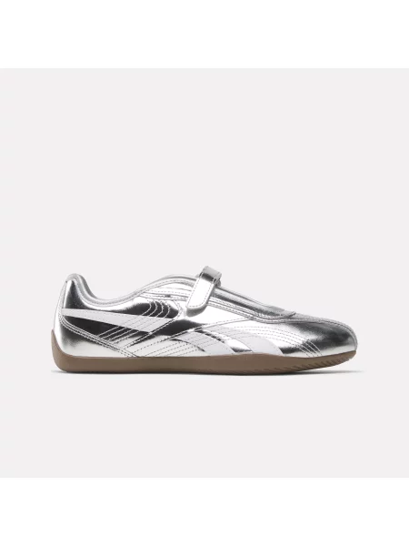 Reebok Ultra Lo Mary Jane Sneakersy female Silver / White / Gum Size: białe
