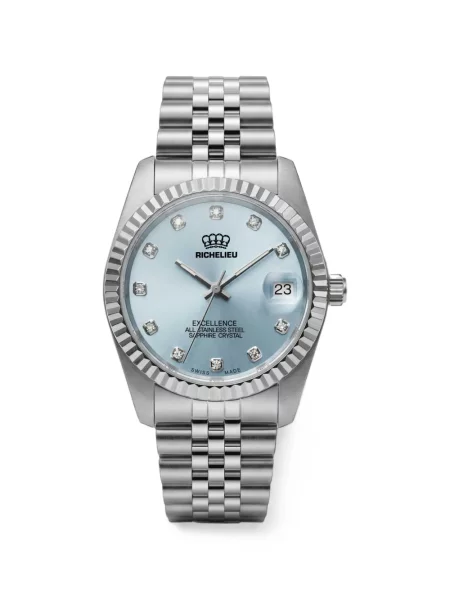 Ceas Richelieu Swiss clasic albastru