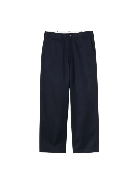 Spodnie Carhartt Wip niebieskie