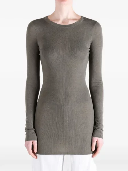 Lung top Rick Owens tricotate verde