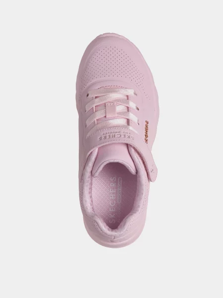 Дитячі Кросівки повсякденні Skechers UNO LITE штучна шкіра рожевий