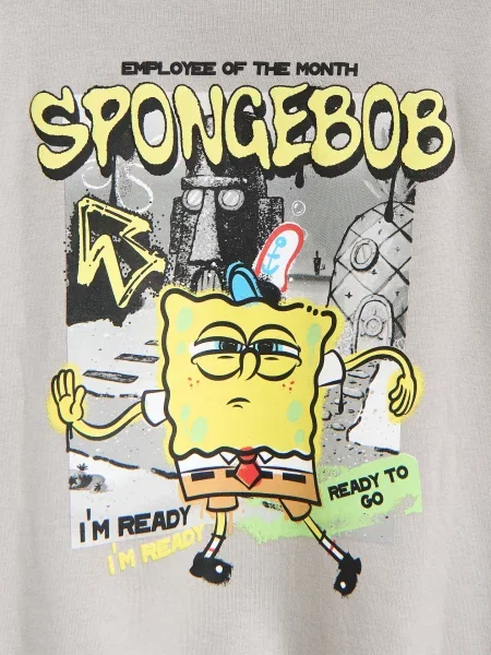 Reserved Світшот SpongeBob бежевий