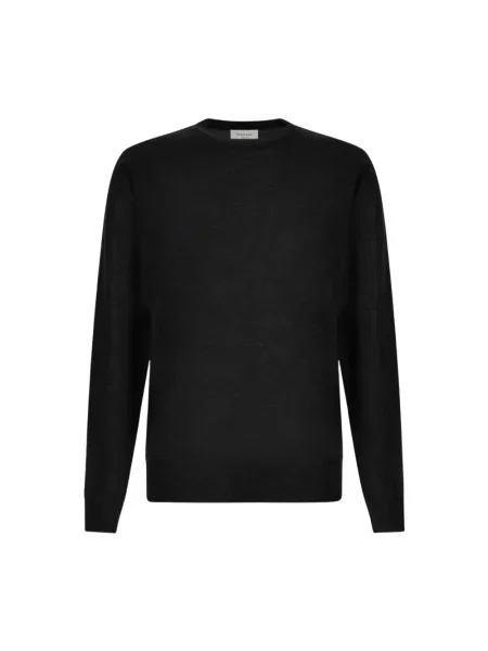 Sweter Canali wełniany czarny