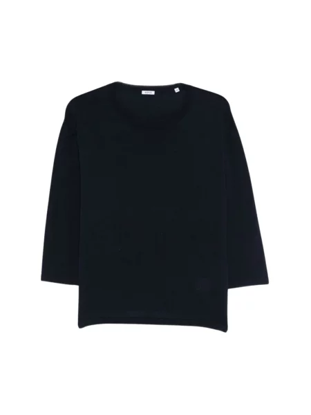 Dzianinowy sweter Aspesi niebieski