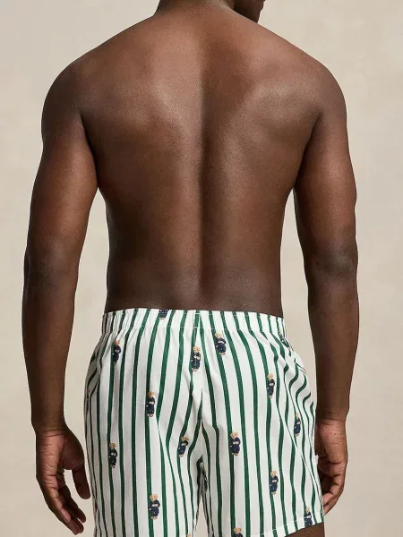 Szorty bokserki z czystej bawełny w zestaw 3 szt. Polo Ralph Lauren Underwear niebieskie