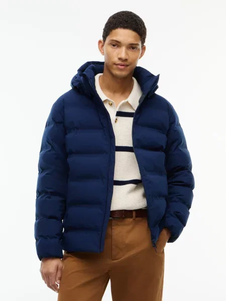 TOMMY HILFIGER Zimná bunda TECH HEAT tmavomodrá