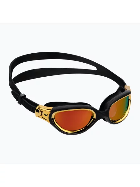 Okulary do pływania Venator-X black/metallic gold czarne