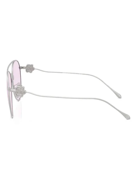 Ochelari de soare rotunzi Giorgio Armani roz