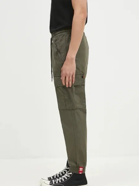 Kalhoty Alpha Industries šedé