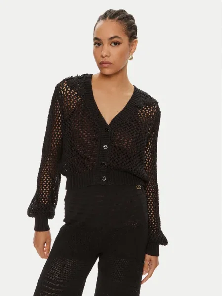 TWINSET Cardigan negru