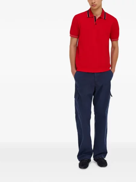 Scurt tricou polo Ferragamo roșu