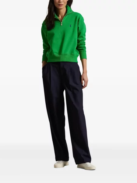 Polo Polo Ralph Lauren z twillu do kolan plisowane żółte