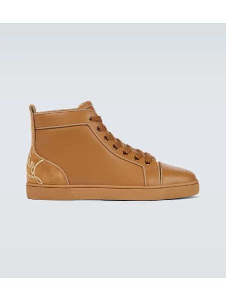 Sneakerși Christian Louboutin maro