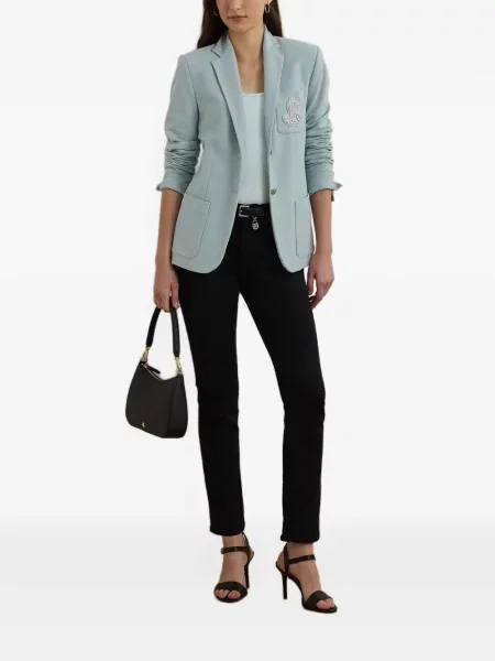 Pletené tílko Lauren Ralph Lauren modré