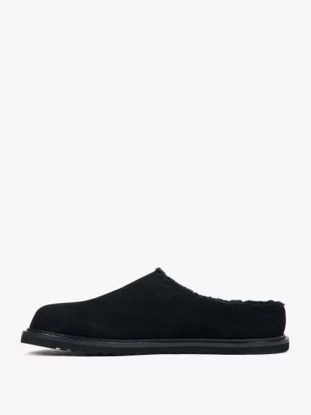 Велюровые сабо Estro черные