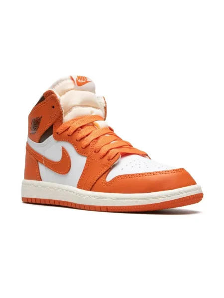 Sneakersy dziecięce Jordan 1 Retro pomarańczowe